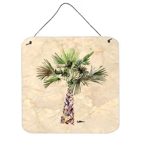 Carolines Treasures 8480DS66 Tree - Palm Tree Aluminium Metal Wall or Door Hanging Prints, Carolines Treasures, Mfr#: 8480DS66